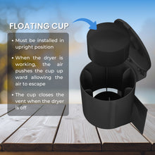 Load image into Gallery viewer, Dryer Vent Cover 4 inch (Black) with UV RESISTANT
