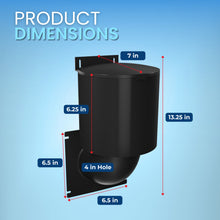 Load image into Gallery viewer, Dryer Vent Cover 4 inch (Black) with UV RESISTANT
