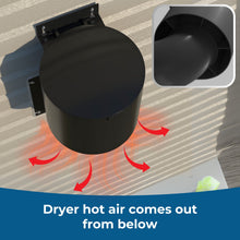 Load image into Gallery viewer, Dryer Vent Cover 4 inch (Black) with UV RESISTANT
