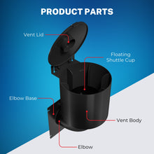 Load image into Gallery viewer, Dryer Vent Cover 4 inch (Black) with UV RESISTANT
