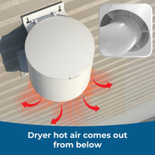 Load image into Gallery viewer, Dryer Vent Seal 4 inch - Outdoor Dryer Vent Cover Natural Energy Saving, Dryer Vent Covers for Home Exterior
