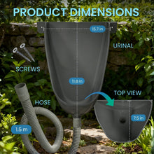 Load image into Gallery viewer, Waterless Urinal with Hose (Gray)
