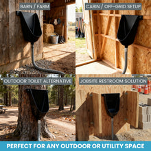 Load image into Gallery viewer, Waterless Urinal with Hose (Black)
