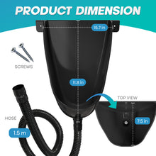 Load image into Gallery viewer, Waterless Urinal with Hose (Black)
