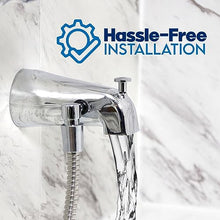 Load image into Gallery viewer, Tub Spout with Diverter Chrome, Fits Threaded 1/2&quot; or 3/4&quot; IPS
