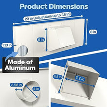 Load image into Gallery viewer, Window Dryer Vent (Adjustable 23&quot;-36&quot;) 4 inch
